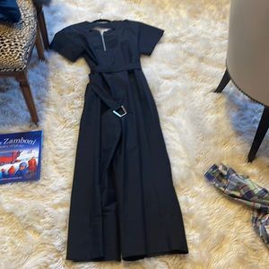3.1 Phillip luk brand new black shirt sleeve jumpsuit size 4